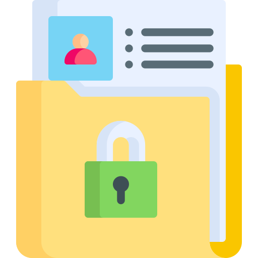 Privacybescherming icoon